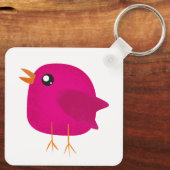 Kinder schattige geboorte sleutelhanger (Achterkant)