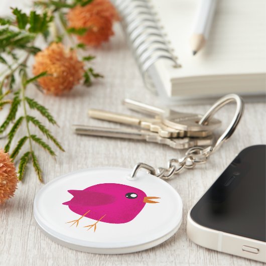 Kinder schattige geboorte sleutelhanger (Voorkant Rechts)