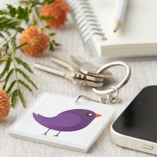 Kinder schattige geboorte sleutelhanger (Voorkant Rechts)