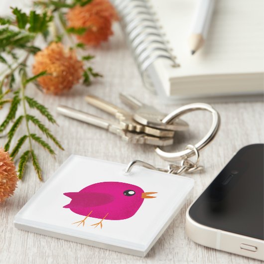 Kinder schattige geboorte sleutelhanger (Voorkant Rechts)