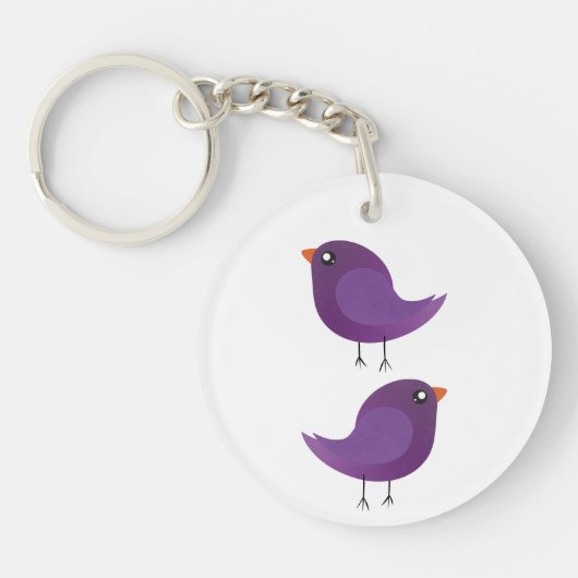 Kinder schattige geboorte sleutelhanger (Voorkant)