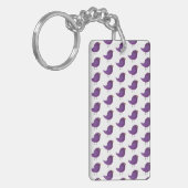Kinder schattige geboorte sleutelhanger (Voorkant Links)