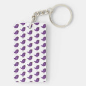 Kinder schattige geboorte sleutelhanger (achterkant)