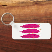 Kinder schattige geboorte sleutelhanger (Achterkant)