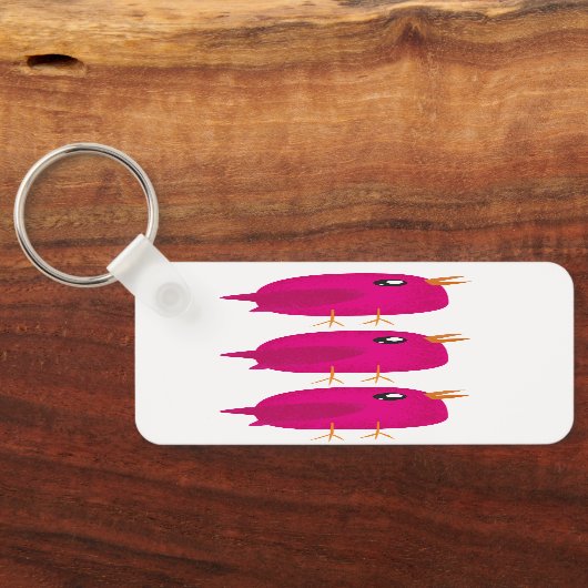 Kinder schattige geboorte sleutelhanger (Achterkant)