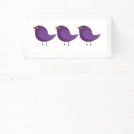 Kinder schattige geboorte spandoek (Insitu)