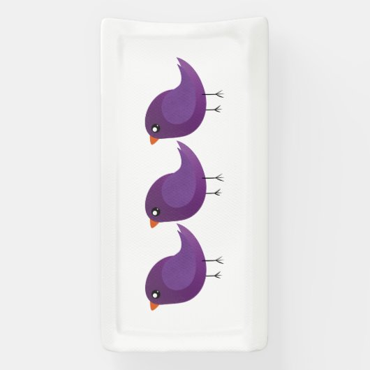 Kinder schattige geboorte spandoek (Verticaal)