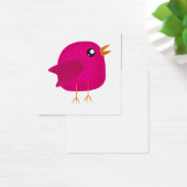 Kinder schattige geboorte vierkante visitekaartjes (Bureau)