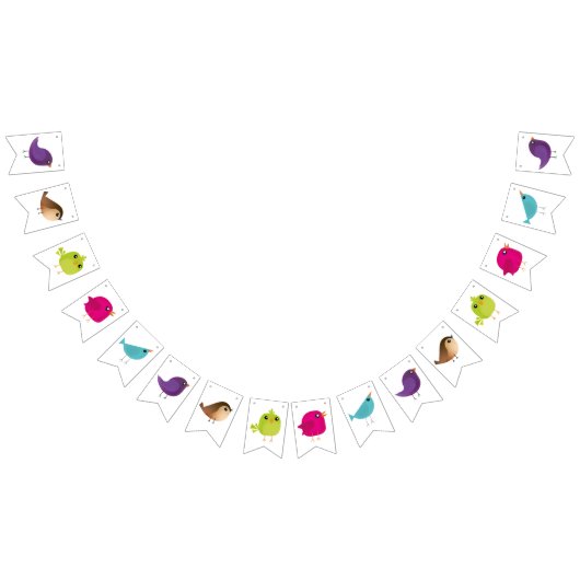 Kinder schattige geboorte vlaggetjes (Alle)