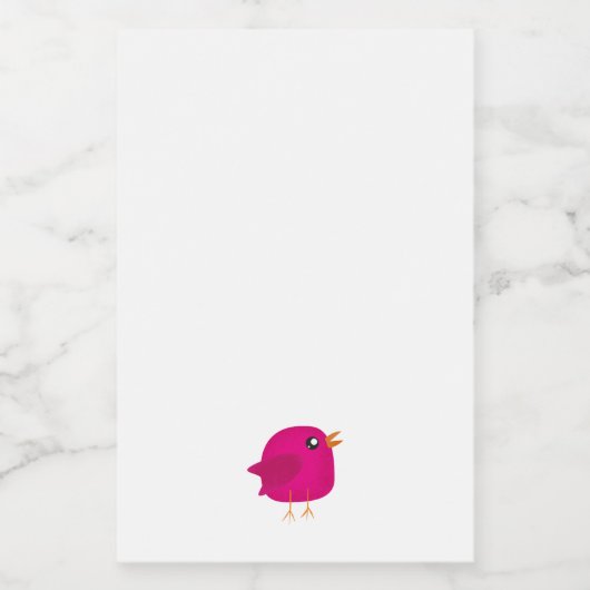 Kinder schattige geboorte voedselcontainer etiket (Enkel label)