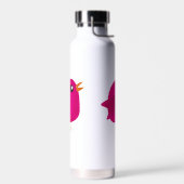 Kinder schattige geboorte waterfles (Links)
