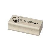 Kinder schattige hommel gepersonaliseerde bijen Ca Rubberstempel (Stempel)