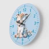 Kinder schattige luipaard bruine crème grote klok (Hoek)