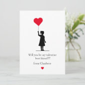 kinder schattige moderne eenvoudige minimale valen feestdagenkaart (Staand voorkant)