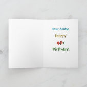 Kinder Schattige-O-Meter Grappig 4e Verjaardag Wen Kaart (Binnen)