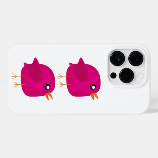 Kinder schattige vogel Case-Mate iPhone case (Achterkant (horizontaal))