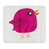 Kinder schattige vogel snijplank (Voorkant)