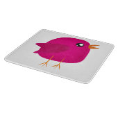 Kinder schattige vogel snijplank (Hoek)