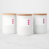 Kinder schattige vogel voedselcontainer etiket (Flessen)