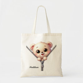 Kinder Schattigee Beer Dier Tote Bag