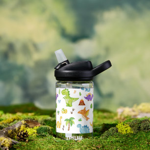 Kinder Schattigee dinosauruspatroon Waterfles