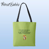 Kinder Schattigee eekhoorn bos dierlijke Cartoon G Tote Bag