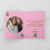 Kinder Schattigee Grappige moderne foto Halloween Kaart (Binnen)