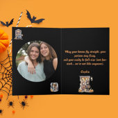 Kinder Schattigee Grappige moderne foto Halloween  Kaart
