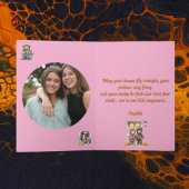 Kinder Schattigee Grappige moderne foto Halloween Kaart