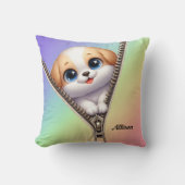 Kinder Schattigee hondenpuppy Kussen (Voorkant)