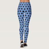 kinder Schattigee Ladybug blauw marine Polka dot P Leggings (Achterkant)