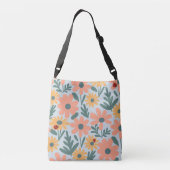 kinder Schattigee Ladybug Polka dot Daisy Flower P Crossbody Tas (Achterkant)
