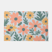 kinder Schattigee Ladybug Polka dot Daisy Flower P Deurmat (Voorkant)
