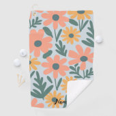 kinder Schattigee Ladybug Polka dot Daisy Flower P Golfhanddoek (Insitu)