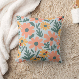 kinder Schattigee Ladybug Polka dot Daisy Flower P Kussen