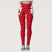 kinder Schattigee Ladybug Polka dot Daisy Flower P Leggings (Voorkant)