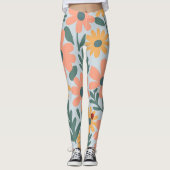 kinder Schattigee Ladybug Polka dot Daisy Flower P Leggings (Voorkant)