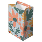 kinder Schattigee Ladybug Polka dot Daisy Flower P Medium Cadeauzakje (Voorkant Gekanteld)