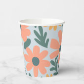 kinder Schattigee Ladybug Polka dot Daisy Flower P Papieren Bekers (Links)