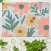 kinder Schattigee Ladybug Polka dot Daisy Flower P Theedoek (Gevouwen)