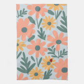 kinder Schattigee Ladybug Polka dot Daisy Flower P Theedoek (Verticaal)