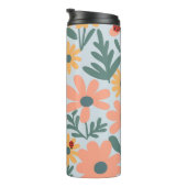 kinder Schattigee Ladybug Polka dot Daisy Flower P Thermosbeker (Geroteerd rechts)