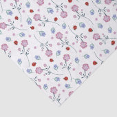 kinder Schattigee Ladybug Polka dot Daisy Flower P Tissuepapier (Detail)