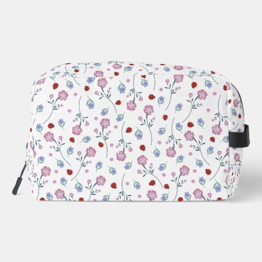 kinder Schattigee Ladybug Polka dot Daisy Flower P Toilettasje (Achterkant)