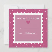 Kinder Schattigee liefde op de Brain Valentijnsdag Feestdagenkaart (Achterkant)