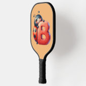Kinder Schattigee lieveheersbeestje Monogram Lette Pickleball Paddle (Links)