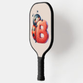 Kinder Schattigee lieveheersbeestje Monogram Lette Pickleball Paddle (Links)