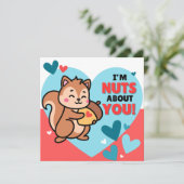 Kinder Schattigee noten over je Valentijnsdag Feestdagenkaart (Staand voorkant)