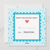 Kinder Schattigee noten over je Valentijnsdag Feestdagenkaart (Achterkant)