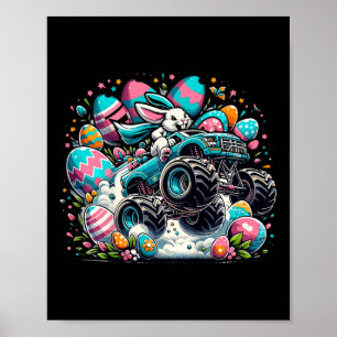 Kinder Schattigee Paashaas Shirten voor Jongens Pa Poster